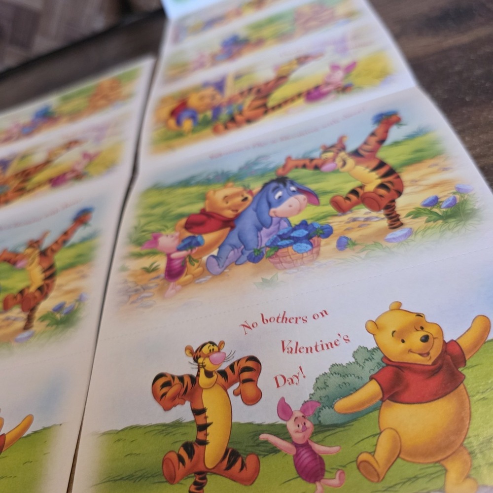 Cleo Winnie the Pooh Tigger Disney Valentine's Day Cards Lot of 12 - Picture 4 of 8